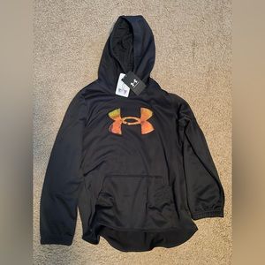 Under Armour youth XL black hooded sweatshirt